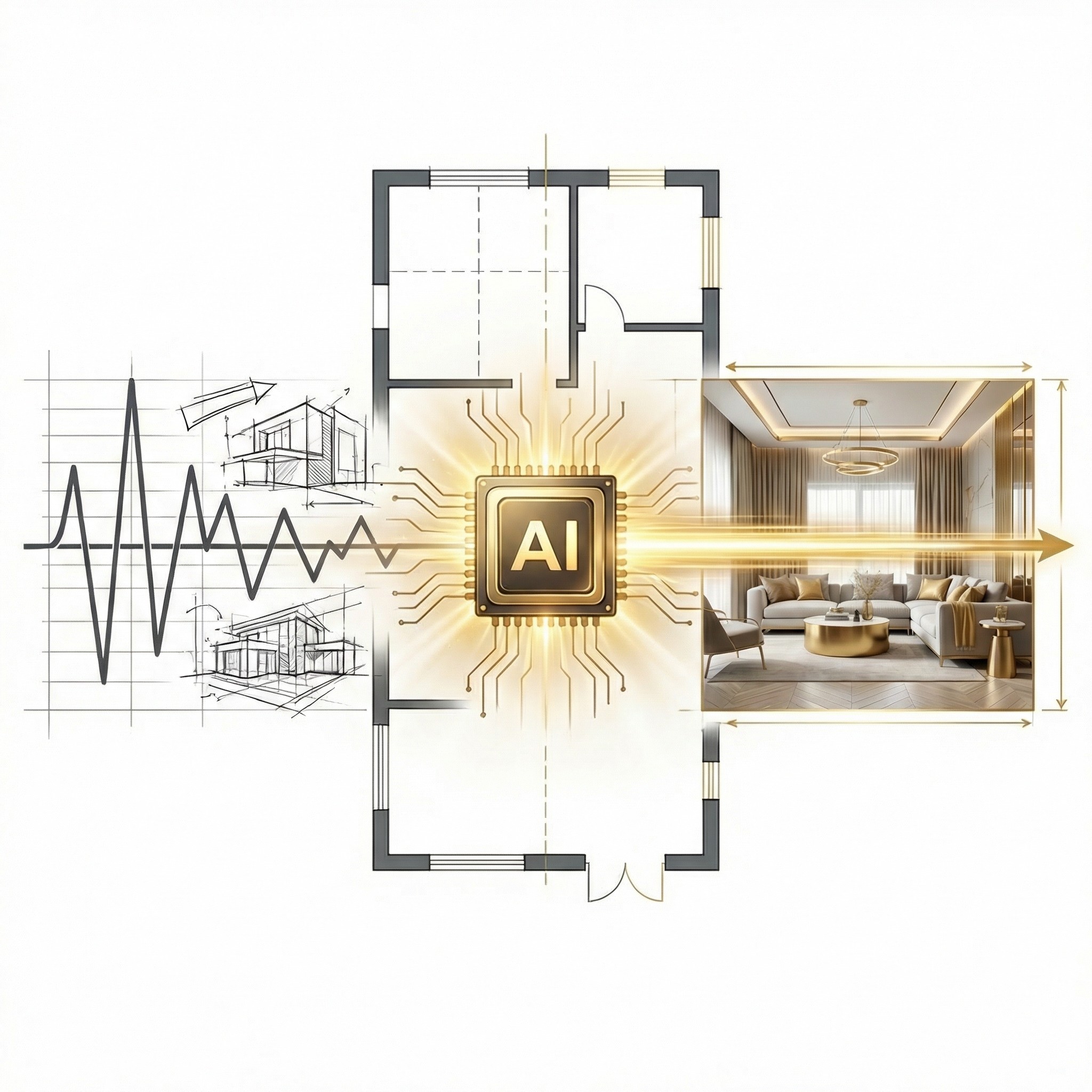 Schemat procesu AI vs Tradycyjny